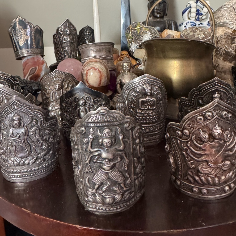 Ornate Silver Cuff Bracelets